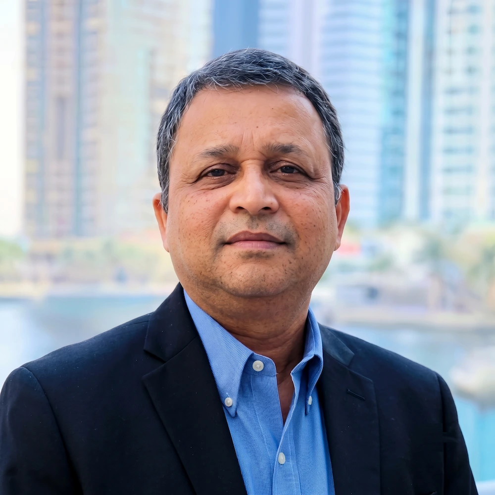 Portrait of Raj Kulkarni, Managing Partner at Inovez